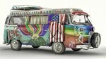 ArtStation - VW T2 Hippie Van