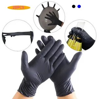 20Pcs Disposable Gloves Universal Cleaning Food Gloves Garde