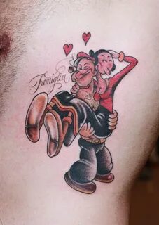 Happy 90th Birthday Popeye! Tattoo trend, Tätowierungen, Tat