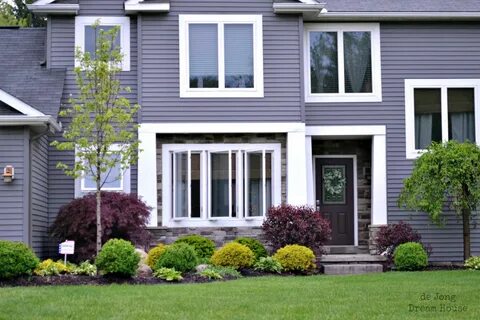 brick color - warmish gray Exterior paint colors for house, 