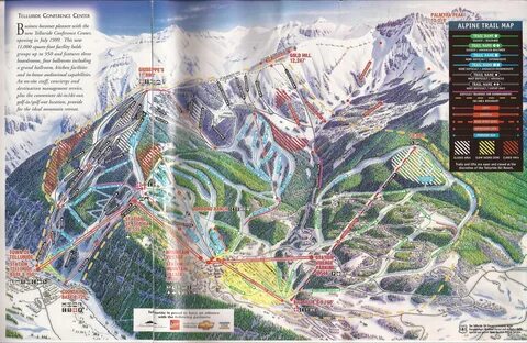 Telluride Ski Resort Trail Map - Alberta Map