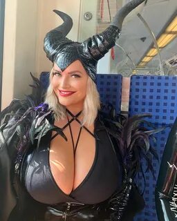 Evil busty girl