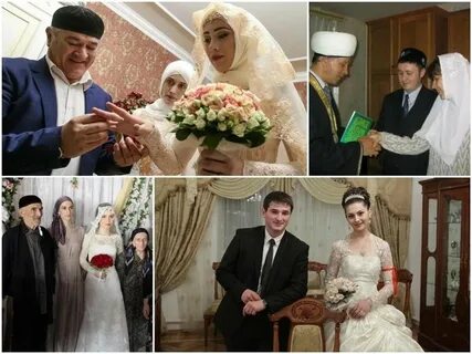 Свадебная церемония в Чечне (59 фото)