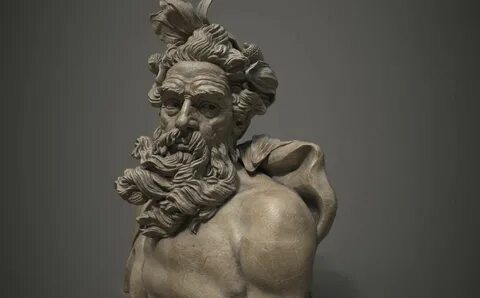 ArtStation - Poseidon Statue_Mud or Soil, Sangwook Lee Posei