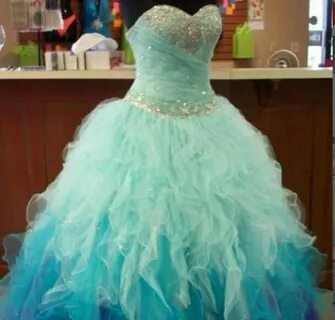 Sparkly Aquamarine Dress (i would even where that cause its 