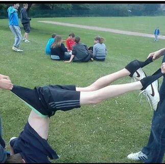 Wedgie Guy в Твиттере: "When the bullies double team you out