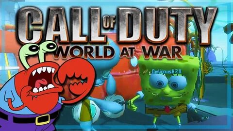 Call of Duty: WaW Custom Zombies Funny Moments Spongebob Edi