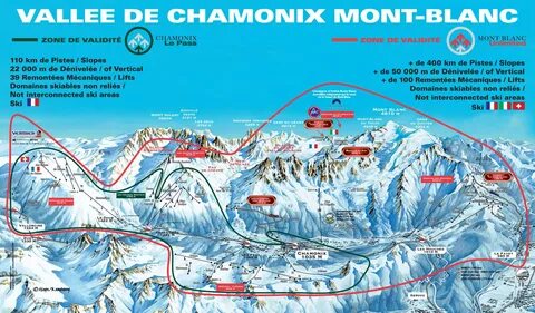 Chamonix Piste Map J2Ski