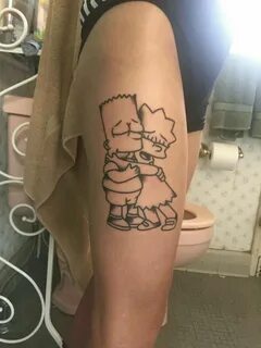 Pin by Барт Симпсон on Tattoos Skin color tattoos, Simpsons 