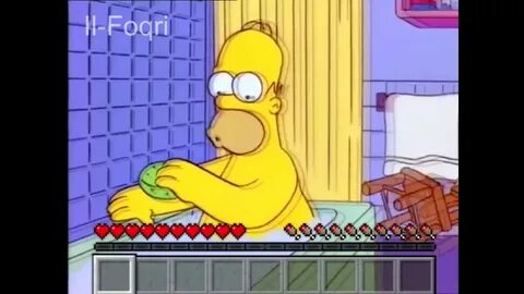 Bart hits Homer with Chair - Minecraft Meme - YouTube