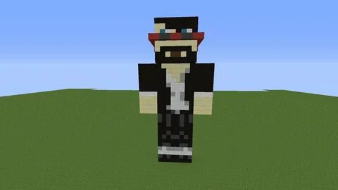 Minecraft 3D Skin Statue Youtuber Tutorial #9 CaptainSparkle