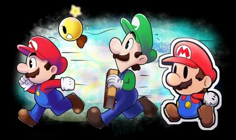 Paper Jam fanart Mario and luigi, Super mario and luigi, Sup