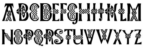 Celtic Knots Font Download Celtic fonts, Celtic knot drawing