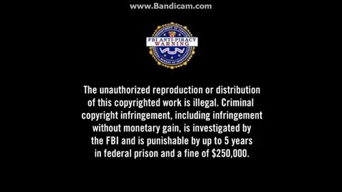 MGM/FBI Anti-Piracy Warning Screen/DVD/www.foxconnect.com (2