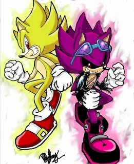 Super sonic and super scourge Sonic the Hedgehog! Amino