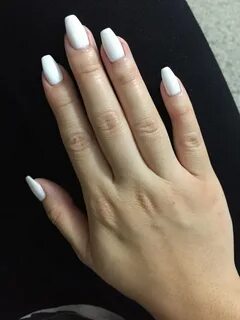 Natural nails coffin shape - New Expression Nails