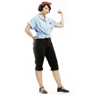 Rosie Riveter Adult Plus Costume Historical Costumes - In St