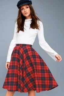 ALL.flannel plaid skirt Off 71% zerintios.com