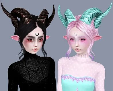 ☆ ribbon ☆ Sims, Sims 4 anime, Sims mods