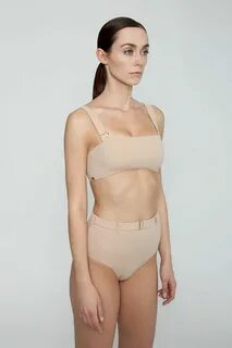 AMAIO SWIM Nantes Bandeau Bikini Top - Nude BIKINI.COM