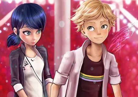 Marinette and Adrien - Miraculous Ladybug অনুরাগী Art (41230