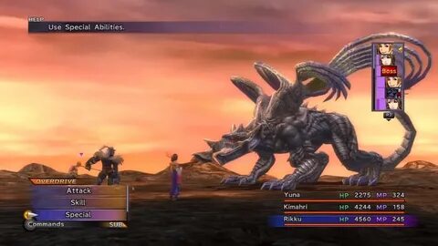 Final Fantasy X / X-2 HD Remaster - Sanctuary Keeper Boss Gu