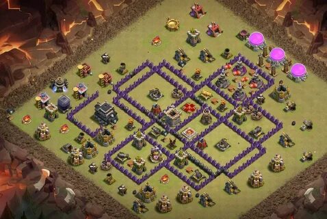 🔎 Clash of Clans 🔍 Расстановки тх 9 для базы 9 тх родной дер