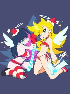 stocking and panty (panty & stocking with garterbelt and 1 more) drawn ...
