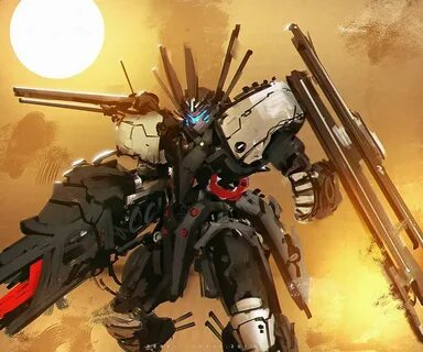 Gundam Fanart Grimgerde MECHA HOUND EX by benedickbana.devia