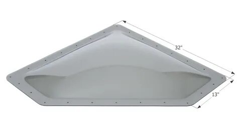 12112 Icon Skylight 4 Inch High Bubble Type Dome