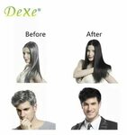 USA SELLER) DEXE Black Hair Shampoo Instant 5-Min Hair Color