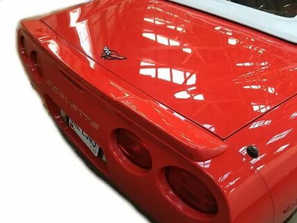 C5 Corvette ZR1 Style Pre-Painted Rear Spoiler - Tape On Sty