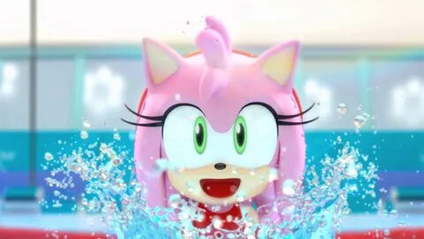 Amy Rose Amy rose, Sonic and amy, Rosé gif
