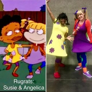 Susie Carmichael & Angelica Pickles #rugrats #cosplay Diy co