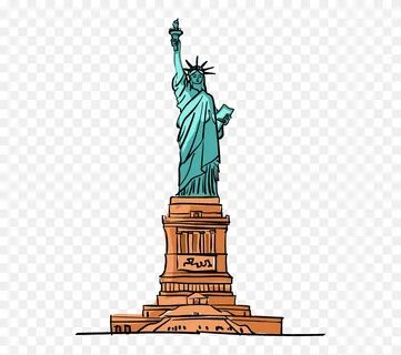 Statue Of Liberty Cartoon Download - Statue Of Liberty Clipa