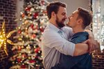 Male couple Christmas ornament LGBT gay gift Ornaments & Acc