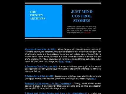 Mind Control Story Archive aulad.org