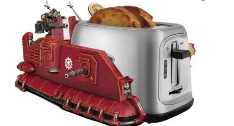 Habubu Geizhals Backstein tech priest toaster Wegfahren Rezi