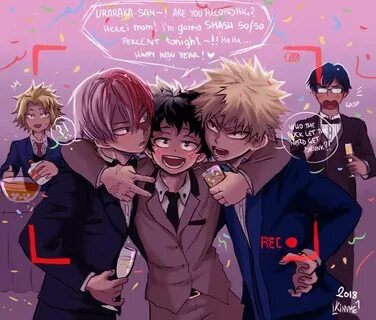 Kaminari Denki & Todoroki Shouto & Midoriya Izuku & Bakugou 