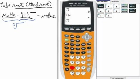 Cube Roots TI 84 Calculator Roots and Radicals - YouTube