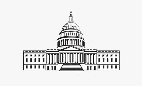 Logo - Washington Dc Capitol Building Drawing , Free Transpa