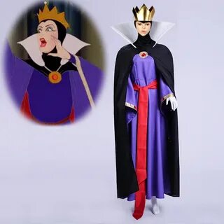 Snow White Evil Queen Stepmother Costume Dress Outfit Hallow