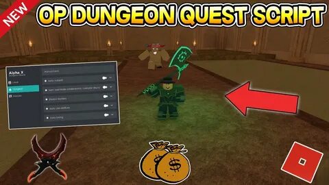 New OP Dungeon Quest Gui (Alpha X Hub) ROBLOX - YouTube