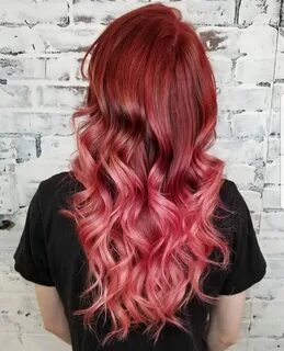 27 Blazing Hot Red Ombre Hair Color Ideas