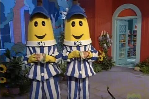 Cartoon B1 B2 Cartoon Bananas In Pajamas - Dentro deun