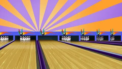 This is the animated image of a bowling alley Animated image