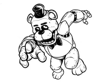 Freddy Withered Drawing coloring page - Coloring4k.com