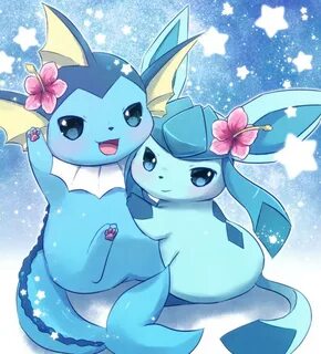 Vaporeon and Glaceon Eevee Know Your Meme