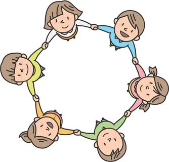 Children In Circle - Children Circle Clipart - Full Size Cli