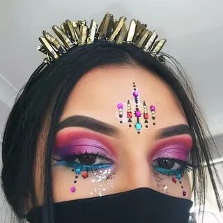 Great Make Up Ideas Rave makeup, Crazy makeup, Festival make